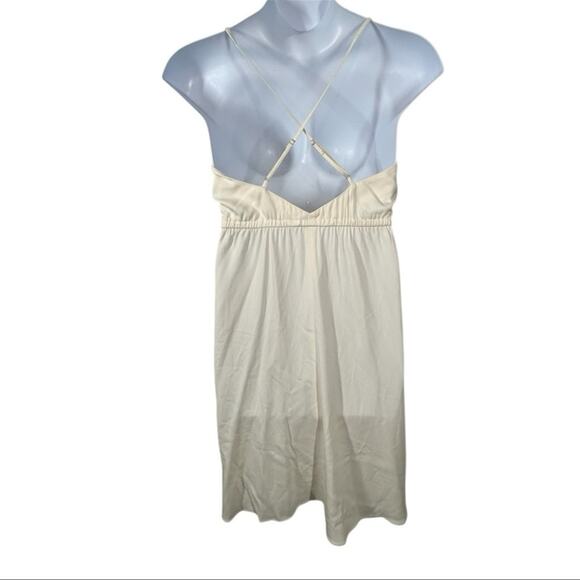 Anthropologie Tracy Reese Cream Midi Sundress Size Medium - Picture 6 of 9